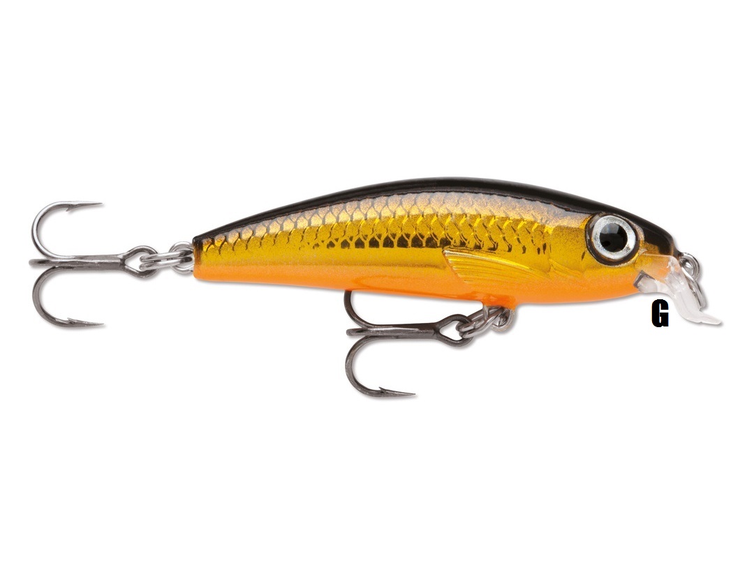 Rapala ULM04TR – Esca Ultraleggera Minnow 1,5'' Per Trota Marrone (Affondante, 1/8 Oz, Acqua Dolce)