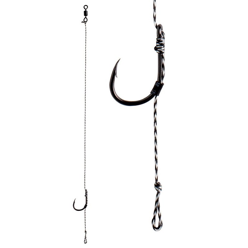 Bas De Ligne Prowess Elitech Classic Boilie Rig – N°6 Tresse 15lbs – Lot De 2