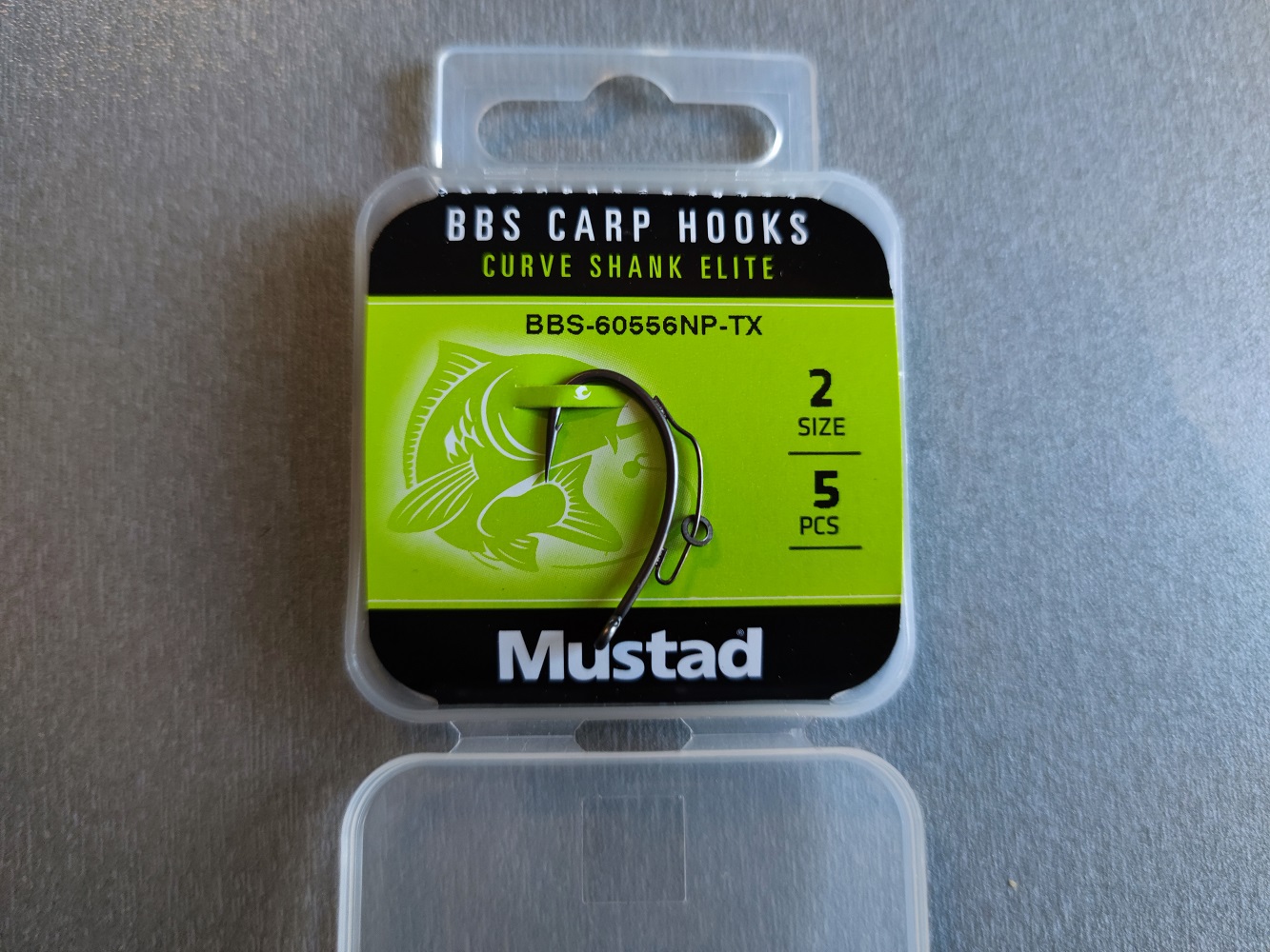 Mustad BBS Carp Chodda Barbless Fishing Hooks - Ultra Point (Sizes 2 To 10, 5-pack)