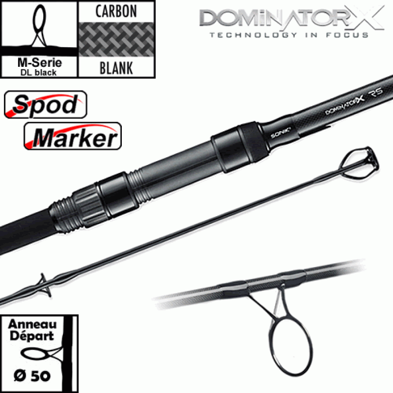 Sonik DominatorX RS Spod/Marker Hybrid Rod 12FT